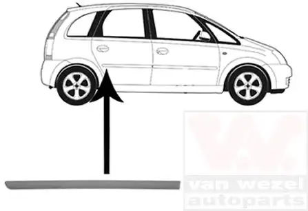 Φάσα Πόρτας OPEL MERIVA MPV / ΠΟΛΥΜΟΡΦΙΚΑ / 5dr 2003 - 2006 1.3 CDTI (E75)  ( Z 13 DTJ  ) (75 hp ) Πετρέλαιο #023706571