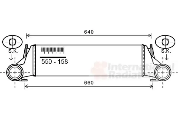 Ψυγείο Intercooler BMW X5 SUV/ ΕΚΤΟΣ ΔΡΟΜΟΥ / 5dr 2000 - 2004 ( Ε53 ) 3.0 d  ( M57 D30 (306D1)  ) (184 hp ) Πετρέλαιο #031306210