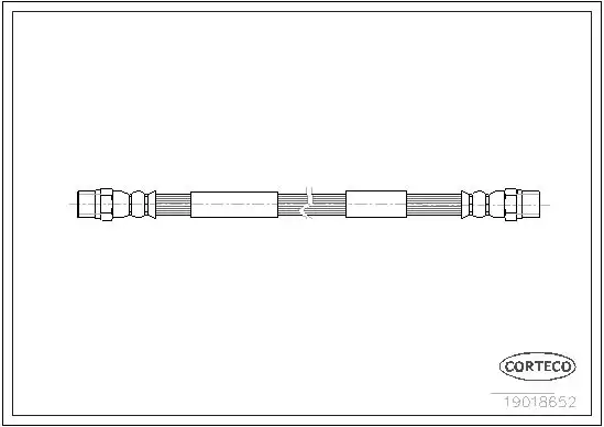 Μαρκούτσια Φρενων VW GOLF 1992 - 1998 ( Mk3 ) CORTECO 19018652