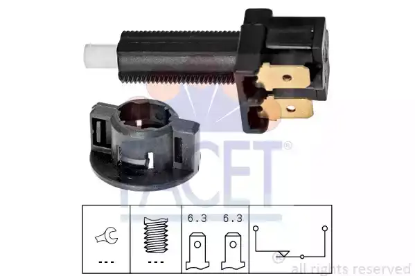 Διακόπτης Φλάς-Φώτων FORD ESCORT 1990 - 1992 MK5 FACET 7.1112