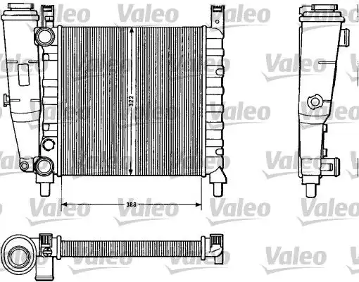 Ψυγείο Νερού FIAT UNO 1983 - 1989 ( 146 ) VALEO 883812