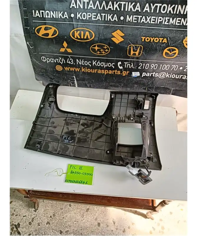 ΚΑΛΥΜΜΑ ΠΕΤΑΛΙΕΡΑΣ KIA PICANTO 2008-2011  84750-07500