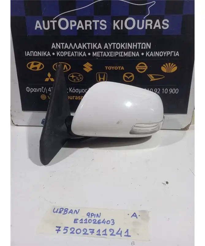 ΚΑΘΡΕΦΤΗΣ ΗΛΕΚΤΡΙΚΟΣ TOYOTA URBAN CRUISER 2009-2014 Αριστερά E11026403 